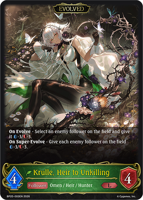 Krulle, Heir to Unkilling (Evolved) - BP-19/20: Eightfold Retribution & Omens and Heirs
