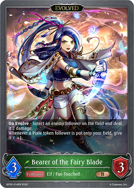 Bearer of the Fairy Blade (Evolved) - BP-19/20: Eightfold Retribution & Omens and Heirs