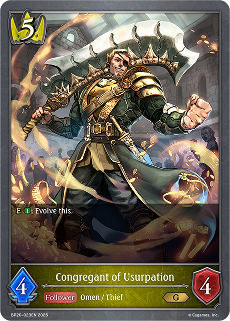 Congregant of Usurpation - BP-19/20: Eightfold Retribution & Omens and Heirs