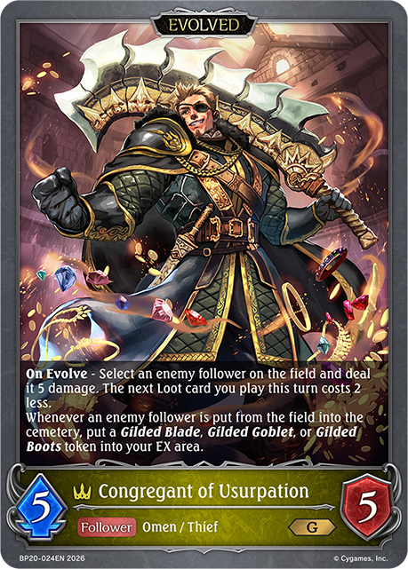 Congregant of Usurpation (Evolved) - BP-19/20: Eightfold Retribution & Omens and Heirs