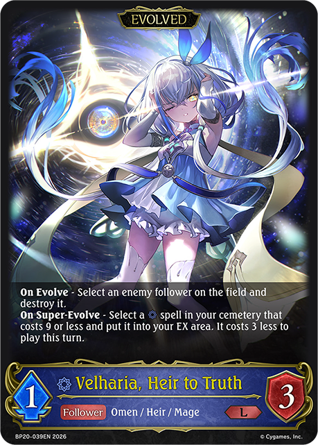 Velharia, Heir to Truth (Evolved) - BP-19/20: Eightfold Retribution & Omens and Heirs