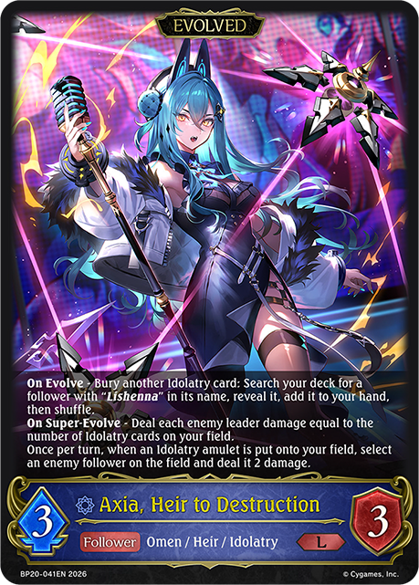 Axia, Heir to Destruction (Evolved) - BP-19/20: Eightfold Retribution & Omens and Heirs