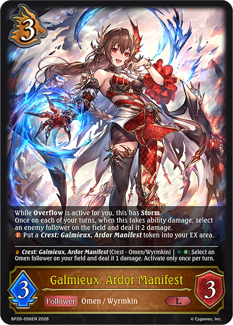 Galmieux, Ardor Manifest - BP-19/20: Eightfold Retribution & Omens and Heirs