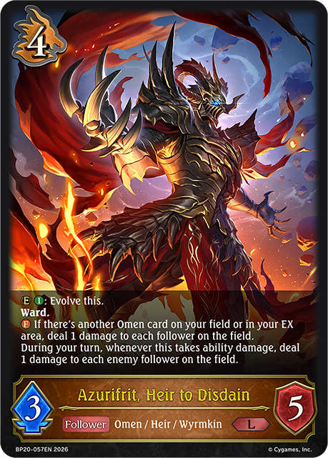Azurifrit, Heir to Disdain - BP-19/20: Eightfold Retribution & Omens and Heirs