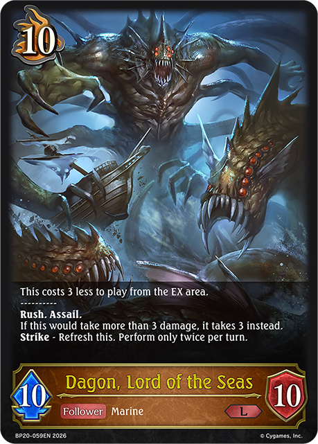 Dagon, Lord of the Seas - BP-19/20: Eightfold Retribution & Omens and Heirs