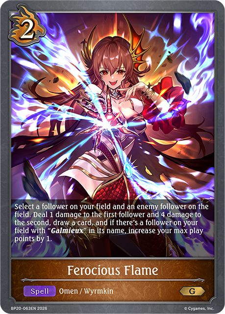 Ferocious Flame - BP-19/20: Eightfold Retribution & Omens and Heirs
