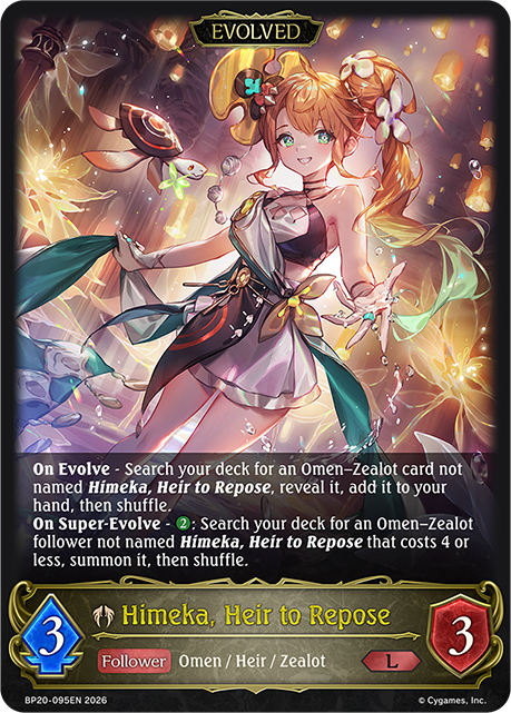 Himeka, Heir to Repose (Evolved) - BP-19/20: Eightfold Retribution & Omens and Heirs