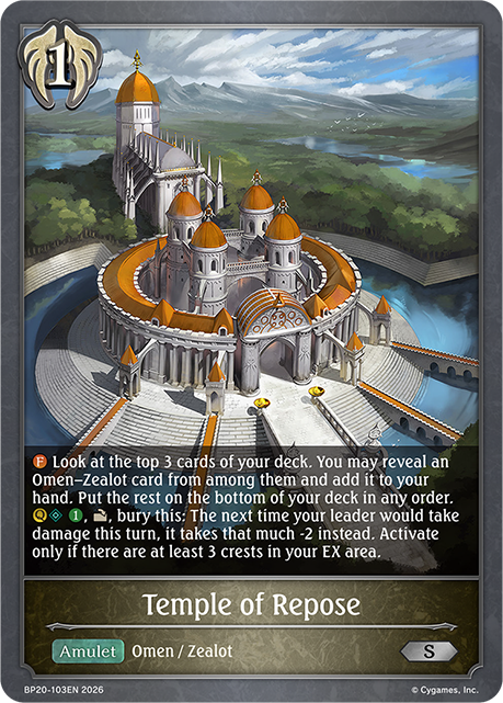 Temple of Repose - BP-19/20: Eightfold Retribution & Omens and Heirs