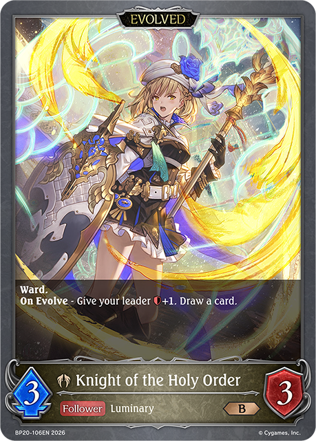 Knight of the Holy Order (Evolved) - BP-19/20: Eightfold Retribution & Omens and Heirs