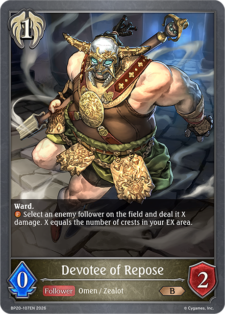 Devotee of Repose - BP-19/20: Eightfold Retribution & Omens and Heirs