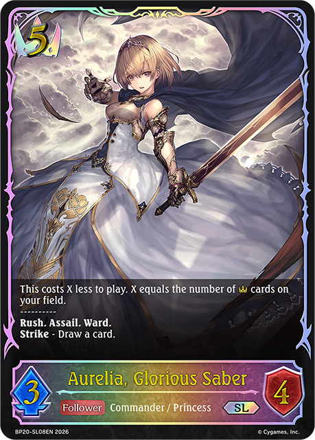 Aurelia, Glorious Saber - BP-19/20: Eightfold Retribution & Omens and Heirs