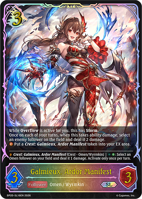 Galmieux, Ardor Manifest - BP-19/20: Eightfold Retribution & Omens and Heirs