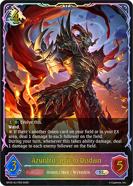 Azurifrit, Heir to Disdain - BP-19/20: Eightfold Retribution & Omens and Heirs