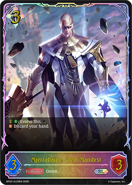 Mjerrabaine, Great Manifest - BP-19/20: Eightfold Retribution & Omens and Heirs