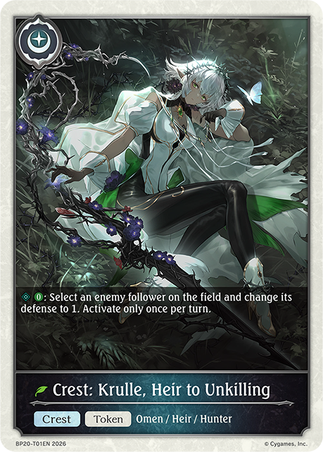 Crest: Krulle, Heir to Unkilling - BP-19/20: Eightfold Retribution & Omens and Heirs