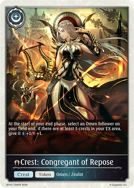 Crest: Congregant of Repose - BP-19/20: Eightfold Retribution & Omens and Heirs