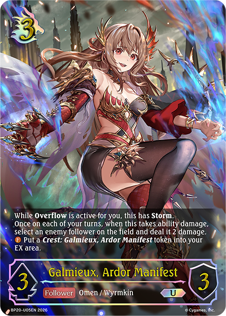 Galmieux, Ardor Manifest - BP-19/20: Eightfold Retribution & Omens and Heirs
