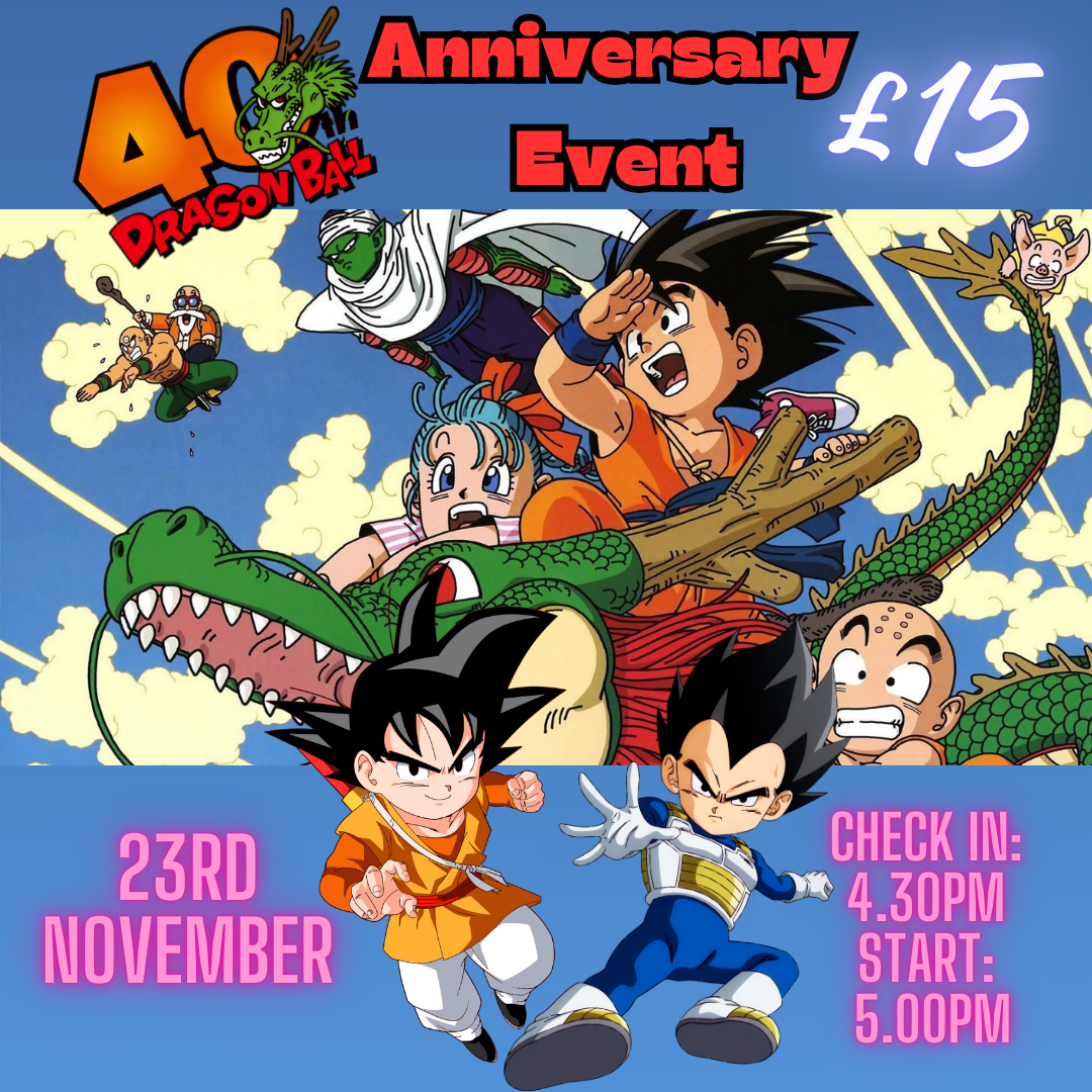 Dragon ball 40th Anniversary Celebration - Fusion World Starter deck event.