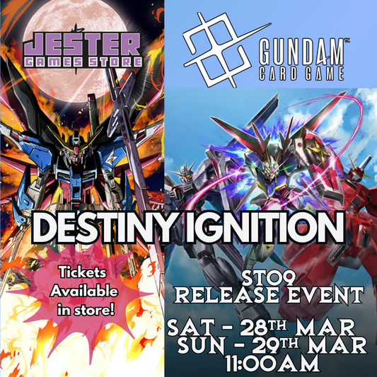 GUNDAM CARD GAME ST09 Release Event - Book tickets in store!