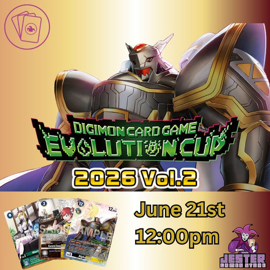 Digimon Card Game - Evolution Cup 2026 Vol.2 21/06
