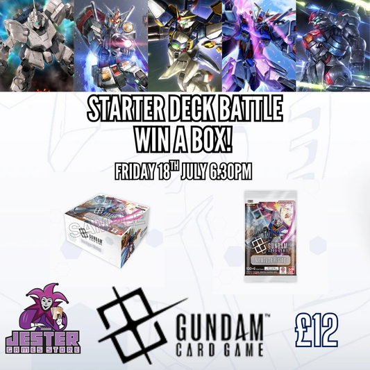 Gundam Card Game Starter Deck Battle - Win a Box