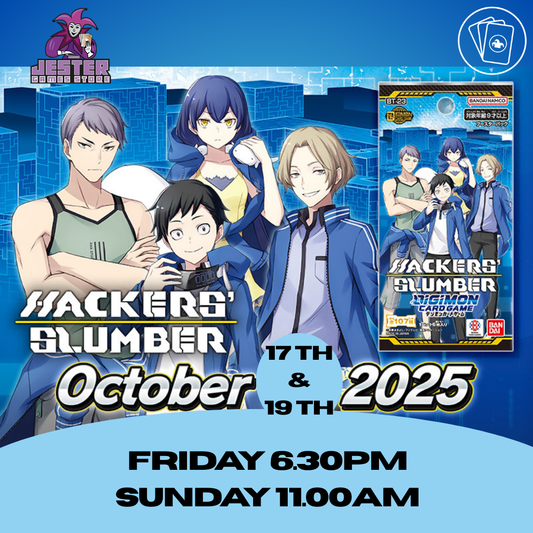 DIGIMON CARD GAME HACKERS’ SLUMBER- [BT-23] Release Event