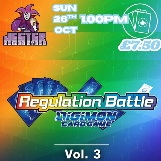 Digimon Regulation Battle Volume 3 26th October
