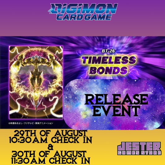 Digimon BT-26 Release event Timeless Bonds Sunday