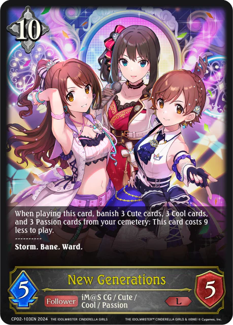 New Generations (Reprint) - CP02: Crossover Set “THE IDOLM@STER CINDERELLA GIRLS”