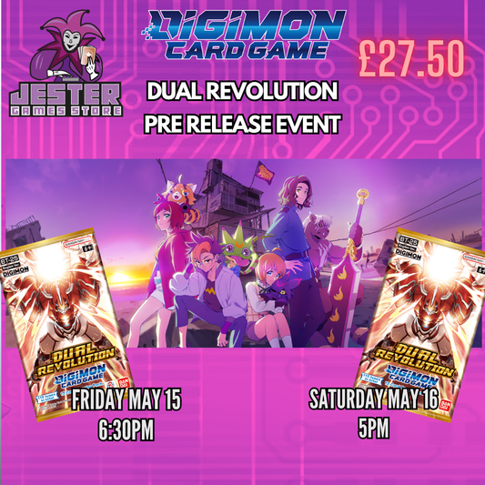 Digimon Card Game - Dual Revolution (BT-25) Pre-release Event 16/5