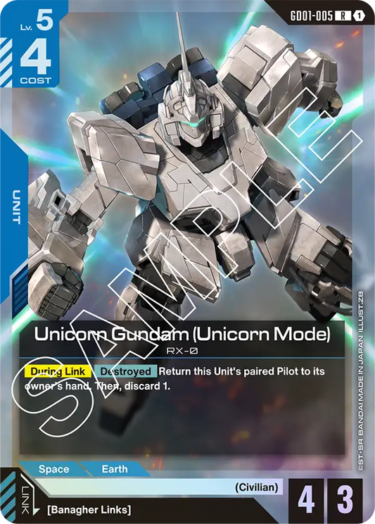 Unicorn Gundam (Unicorn Mode) GD-01: Newtype Rising