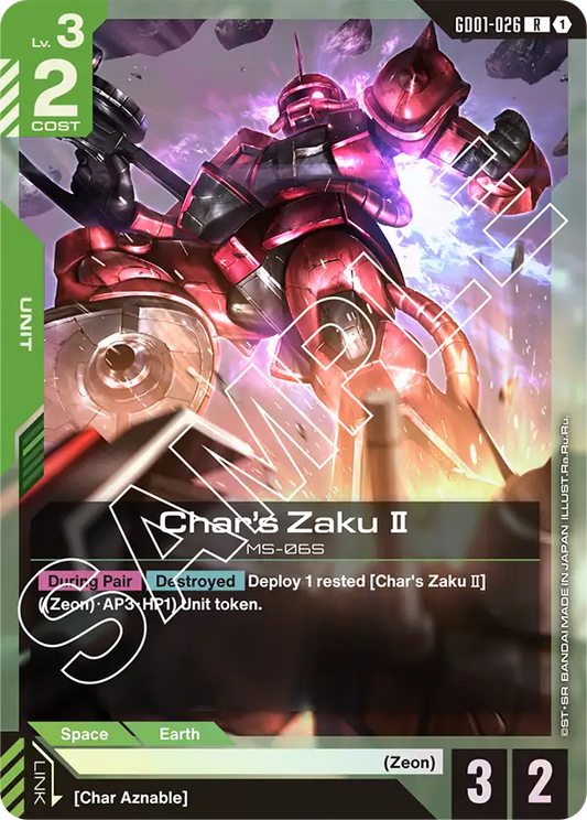 Char's Zaku Ⅱ GD-01: Newtype Rising