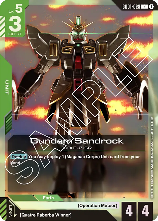 Gundam Sandrock GD-01: Newtype Rising