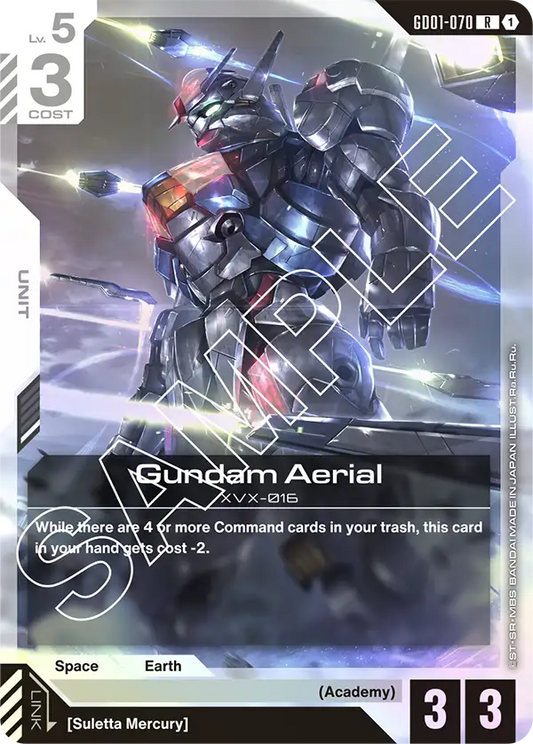 Gundam Aerial Gundam GD-01: Newtype Rising
