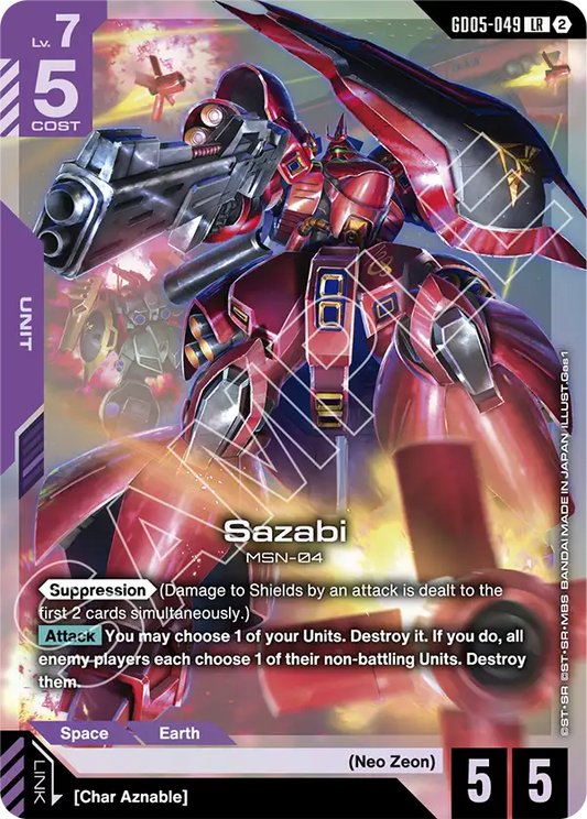 Sazabi GD-05: Freedom Ascension