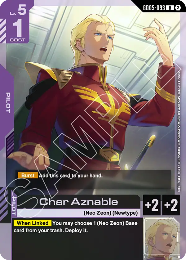 Char Aznable GD-05: Freedom Ascension