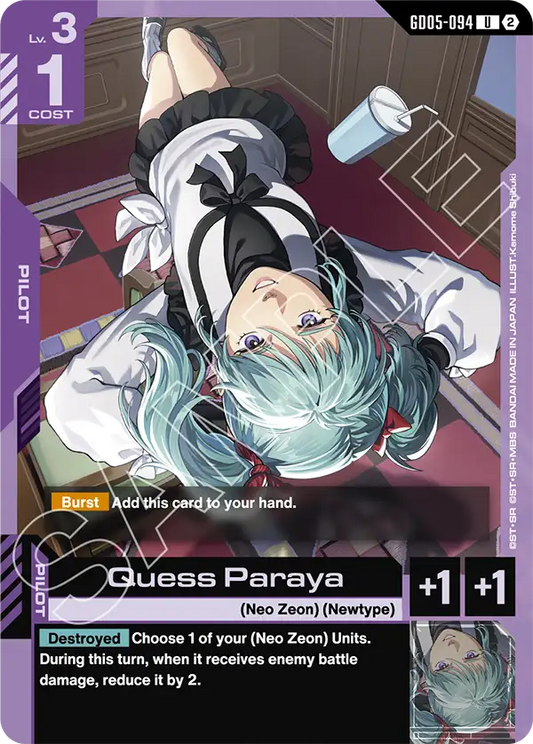 Quess Paraya GD-05: Freedom Ascension