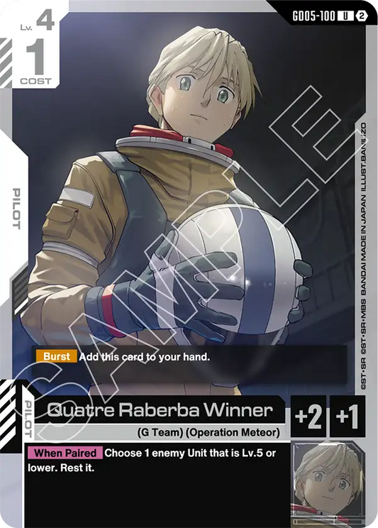 Quatre Raberba Winner GD-05: Freedom Ascension