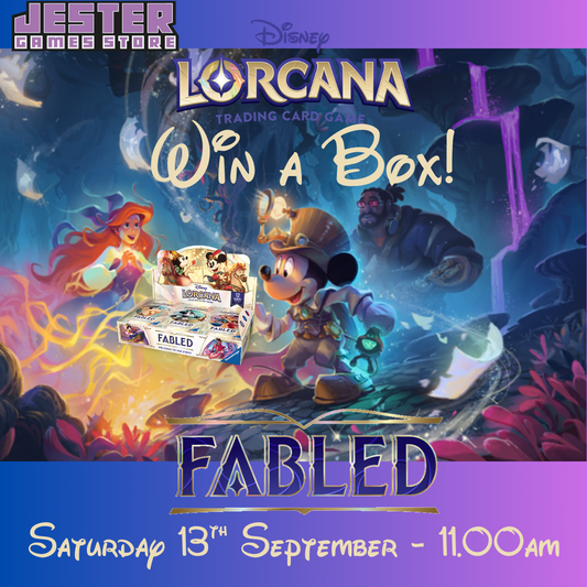 Disney Lorcana Fabled Win-a-box!