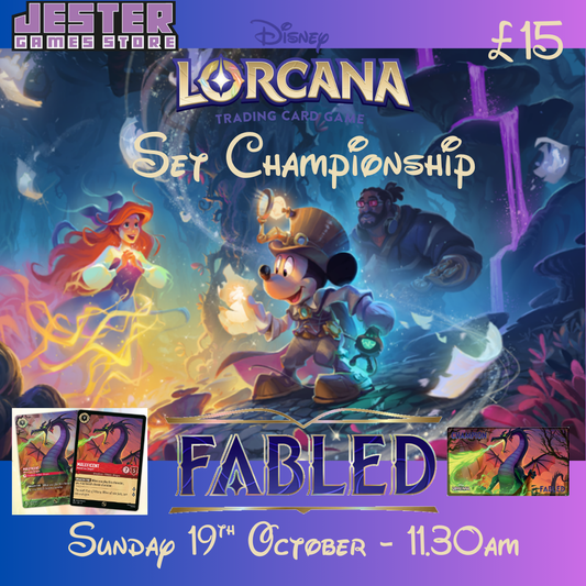 Disney Lorcana Fabled Set Championships