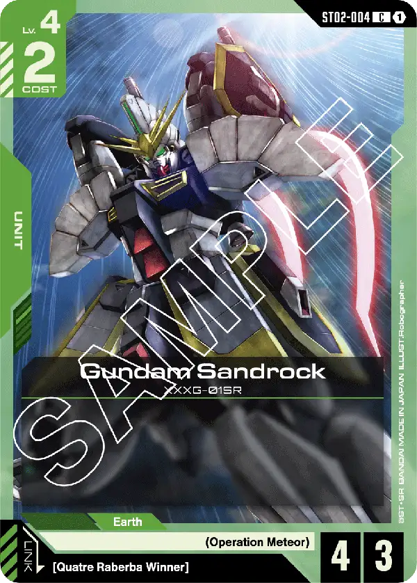 Gundam Sandrock ST-02: Wings of Advance