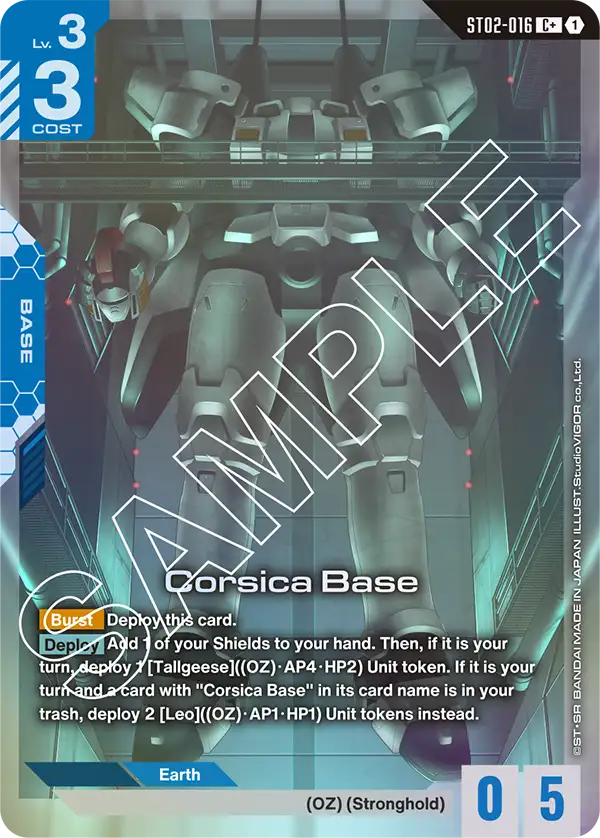 Corsica Base ST-02: Wings of Advance