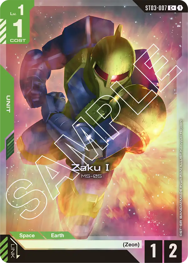 Zaku Ⅰ ST-03: Zeon's Rush