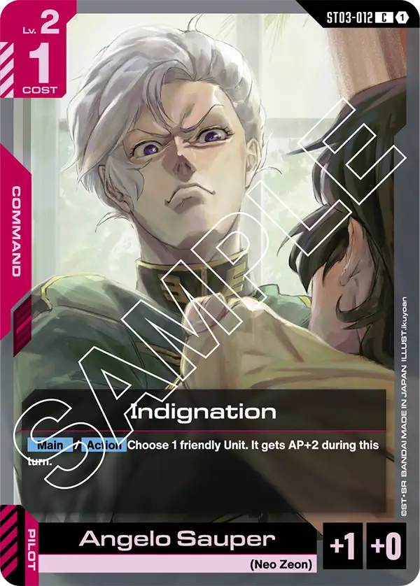 Indignation ST-03: Zeon's Rush