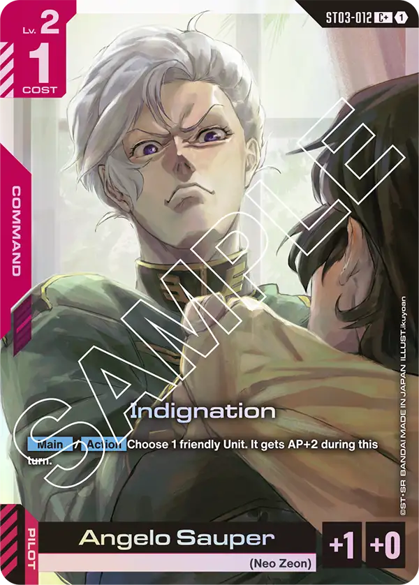 Indignation ST-03: Zeon's Rush