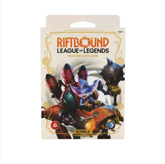 Riftbound: League of Legends Trading Card Game - Spiritforged Champion Deck - Rumble (Pre-Order)