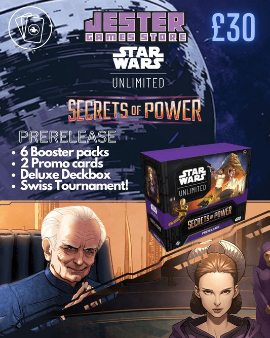 Star wars Unlimited Secrets of Power Pre Release