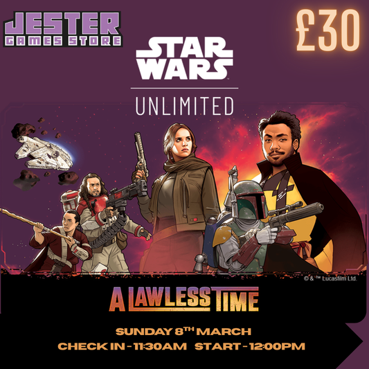 Star wars Unlimited A lawless Time Pre Release