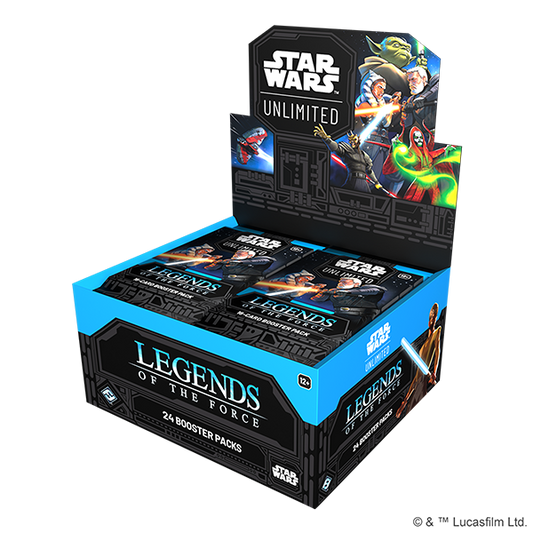 Star Wars: Unlimited Legends of the Force Booster Display