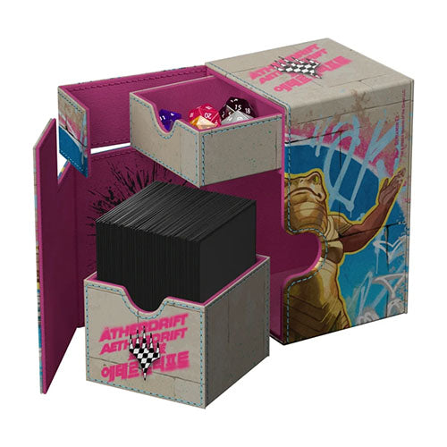 Flip n Tray 100+ Xenoskin Deck Box - Magic: The Gathering - Aetherdrift - Design 1